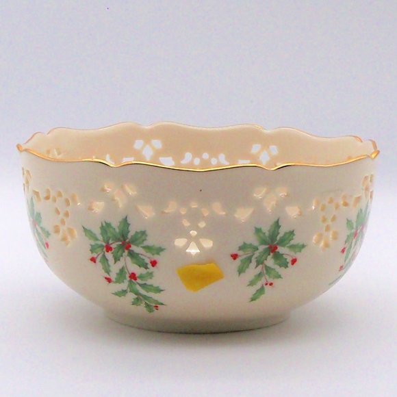 Lenox Other - Vintage Lenox Holly Medium Bowl